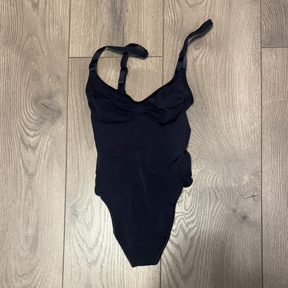 SKIMS Black Shapewear Bodysuit
